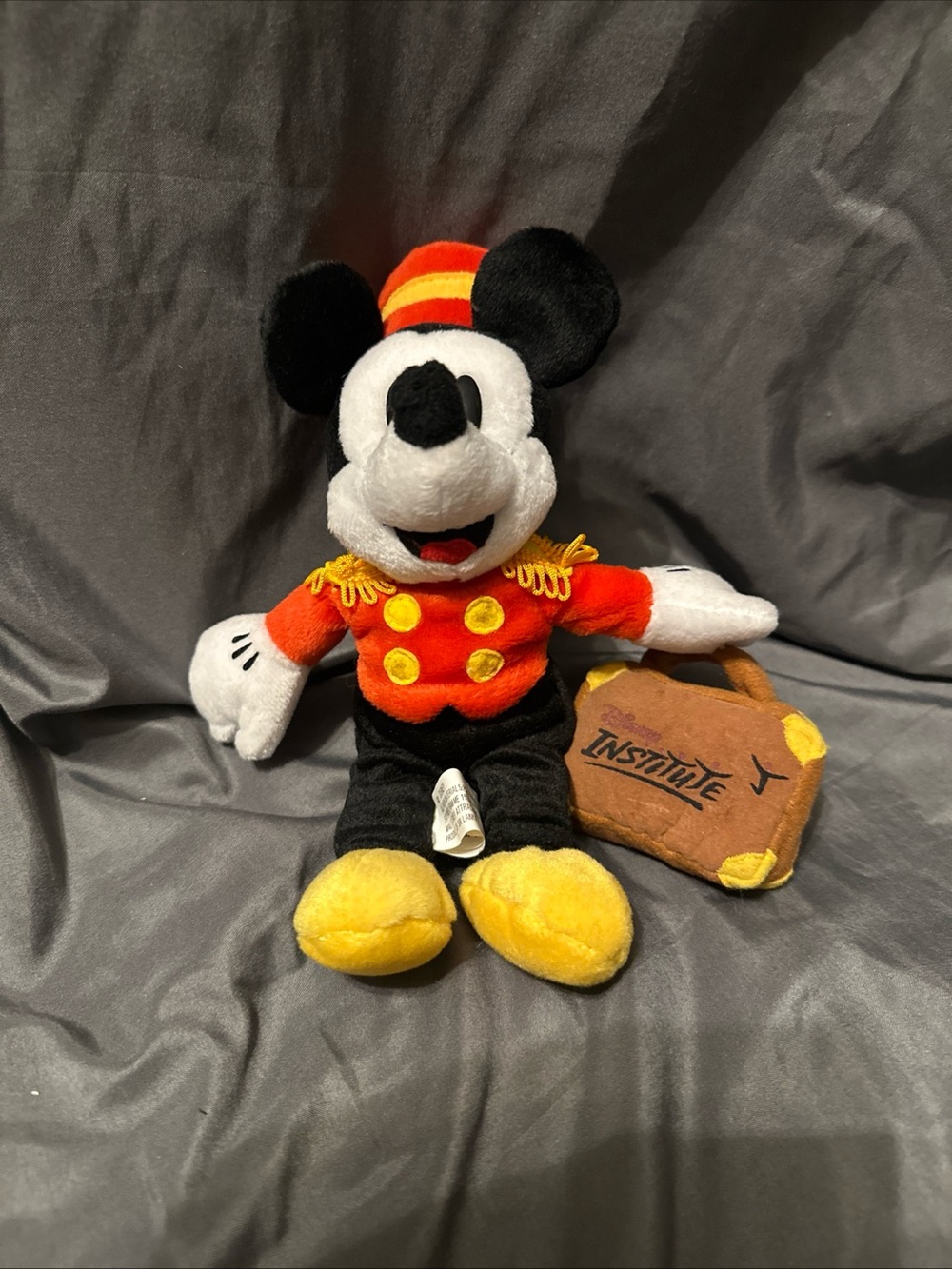Disney Mickey Mouse Bellhop Plush in Red, Yellow & Black